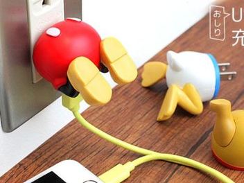 把 米奇 、 維尼 塞進插座！超 萌 迪士尼 角色 造型 USB 充電器