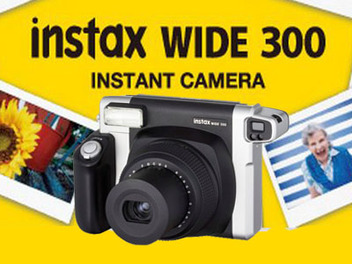 Fujifilm 拍立得 相機 instax WIDE 300 新發表， 復古 變身小改版