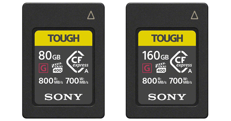 除了Sony α7S III 外，Tough 系列CFexpress Type A 記憶卡也是一大亮點