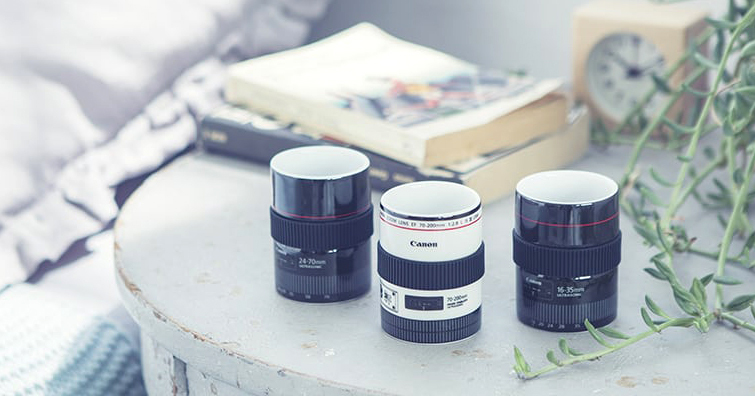 Canon Official Fan Goods推出新款鏡頭杯，你愛哪一個？