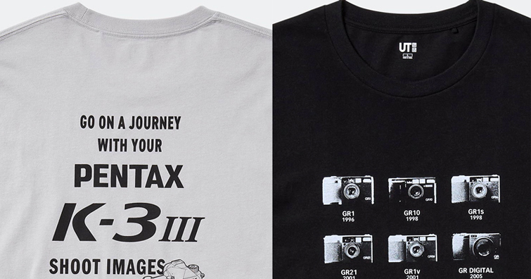 UNIQLO "The Brand Cameras" 相機印花T恤4月推出，Canon、PENTAX與RICOH迷可以期待