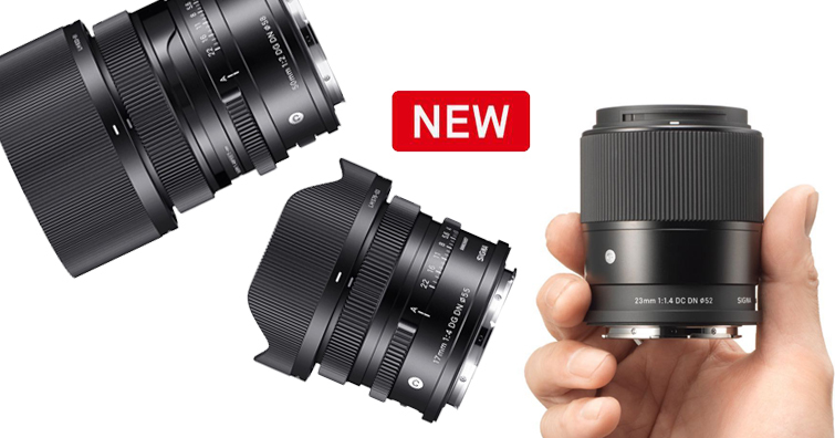 SIGMA發佈17mm F4、50mm F2和23mm F1.4 三款新鏡頭售價，預計4月下旬上市