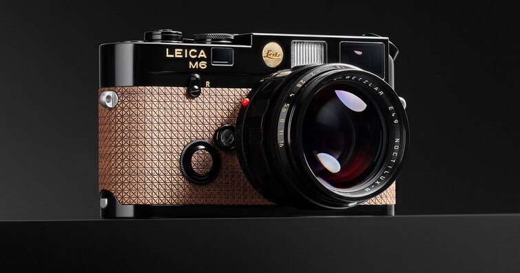 LEICA推出徠茲相機拍賣會20週年M6黑漆紀念套組！還鑲上純金的可樂標