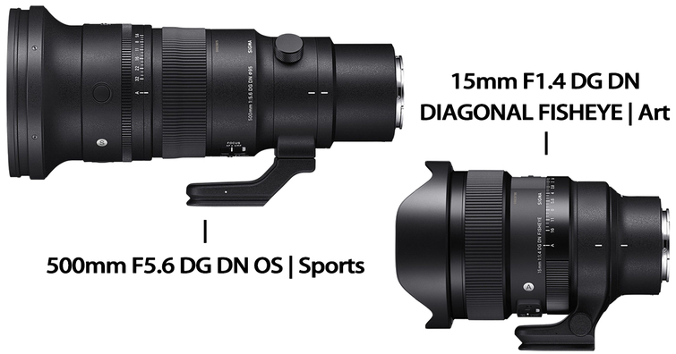 SIGMA正式發表500mm F5.6 DG DN OS | Sports和15mm F1.4 DG DN FISHEYE | Art