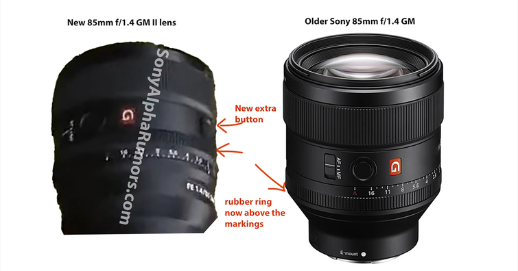 Sony FE 85mm F1.4 GM II首張間諜照曝光！據聞將更輕、更小、光學性能更好