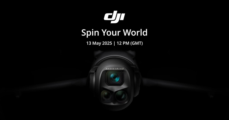 DJI預告全新無人機：哈蘇三鏡頭旋轉拍攝，是 Mavic 4 Pro 要現身了？