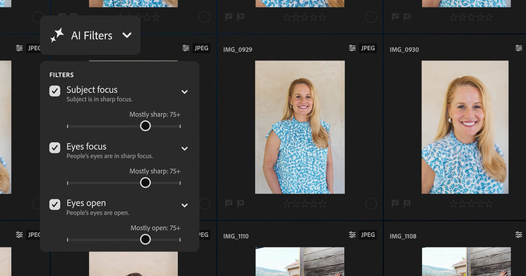 Adobe 宣布將為 Lightroom 引進 AI 自動挑圖、消除反光和遮片同步等新功能